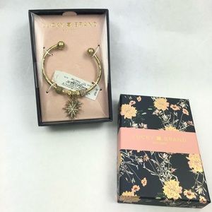 Lucky Brand Cute Gold Faceted Bangle